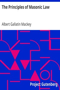 The Principles of Masonic Law