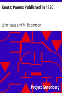 Keats: Poems Published in 1820