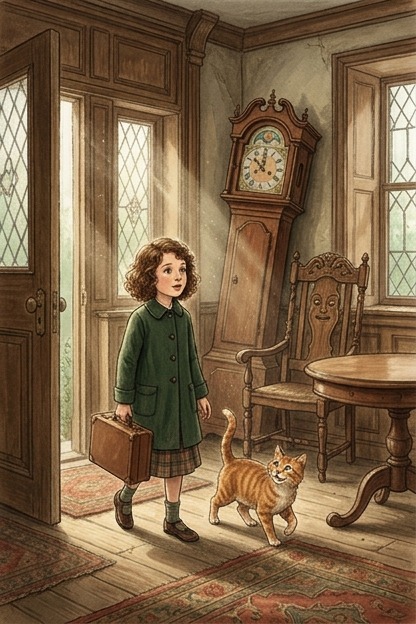 The Cat in Grandfather's House