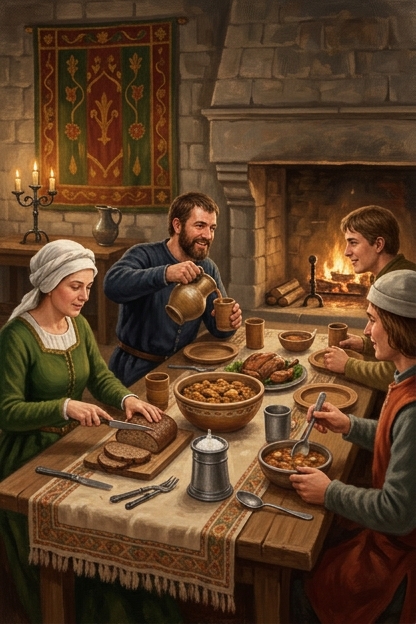 Early English Meals and Manners