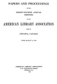 Papers and Proceedings of the Thirty-Fourth Annual Meeting of the American…