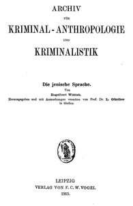 Die jenische Sprache