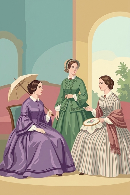 Godey's Lady's Book, Vol. 48, No. XVIII, April, 1854