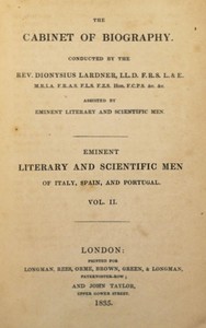 Eminent literary and scientific men of Italy, Spain, and Portugal. Vol. 2 (of…