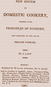 New system of domestic cookery, formed upon principles of economy, and adapted…