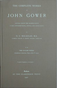 The complete works of John Gower, volume 2 : The English works