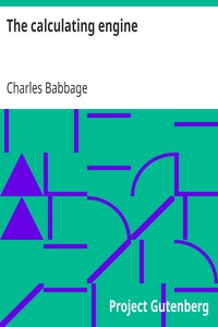 The calculating engine