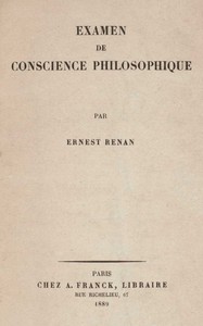 Examen de conscience philosophique