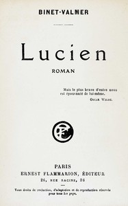Lucien : roman