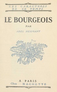 Le bourgeois