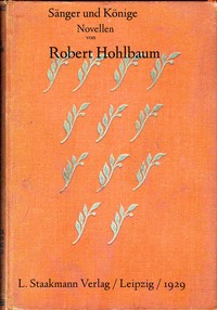 Sänger und Könige : Novellen