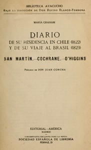 Diario de su residencia en Chile (1822) y de su viaje al Brasil (1823)